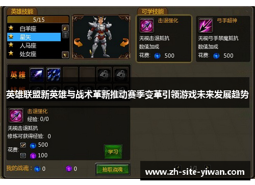 英雄联盟新英雄与战术革新推动赛季变革引领游戏未来发展趋势